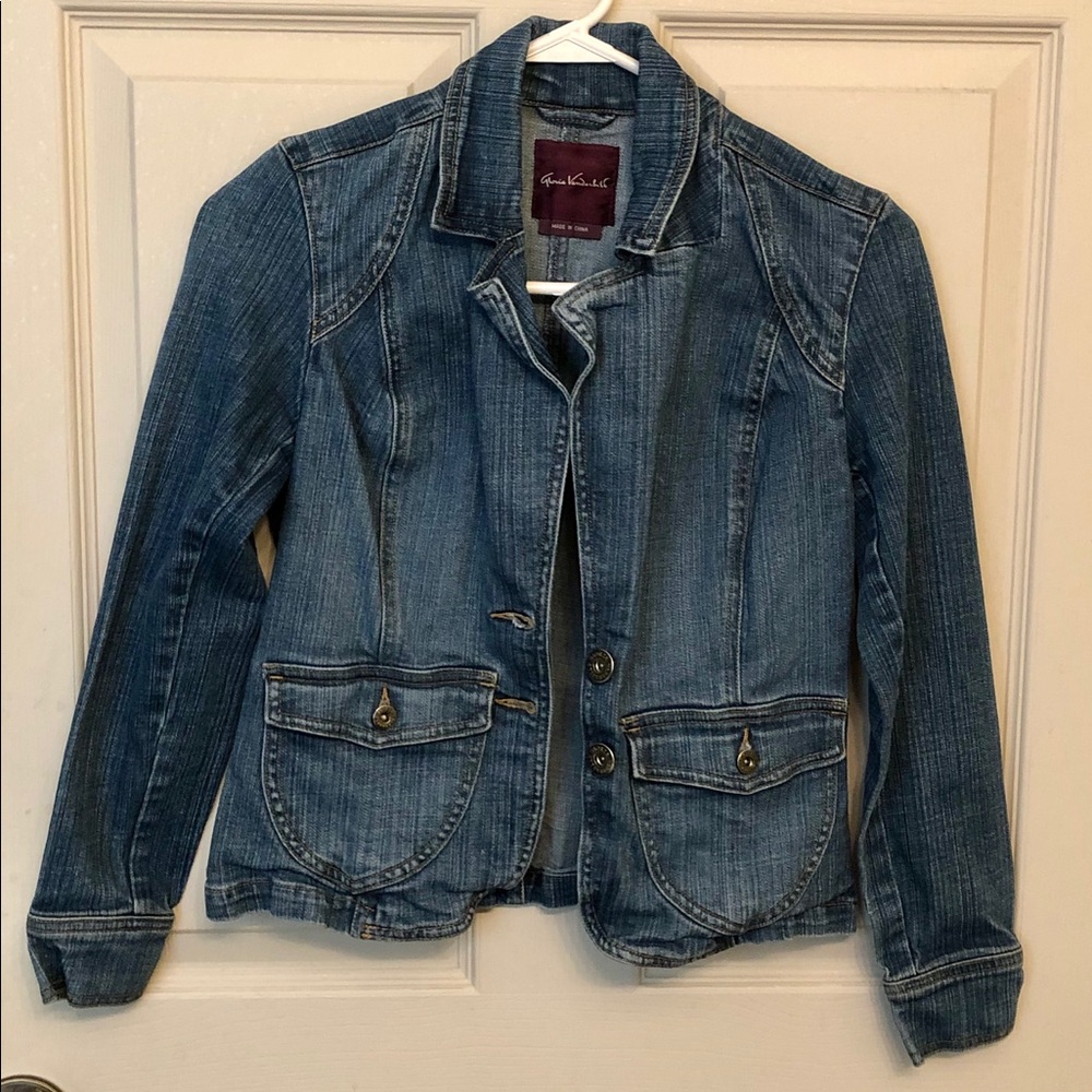 🔥5/$20🔥 Gloria Vanderbilt Jean Jacket